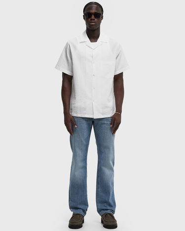 Риза Portuguese Flannel Short Sleeve Shirt Бяло | SS25.042.WHITE, 2