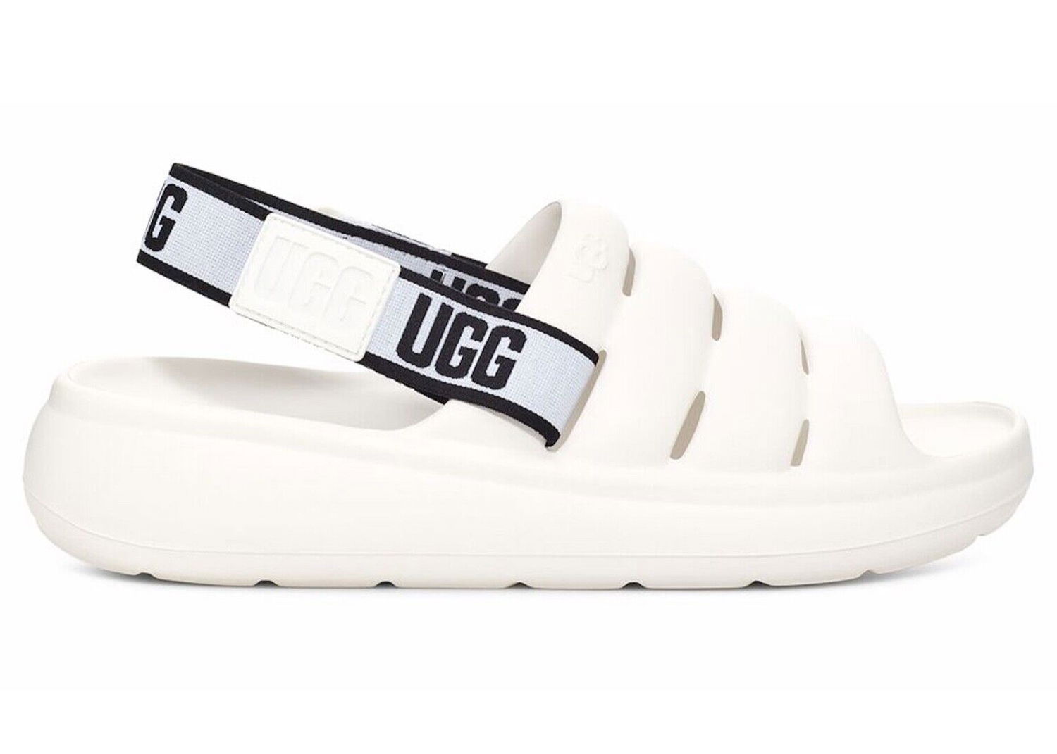 Кецове и обувки UGG Sport Yeah Slide Бяло | 1132150-WHT, 0