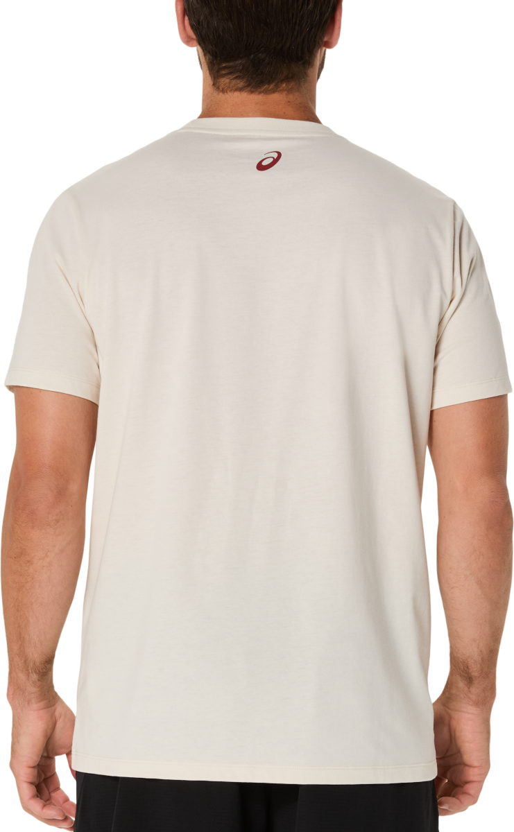 Тениска Asics Big Logo Graphic Short Sleeve T-Shirt Бежово | 2031e188-201, 1