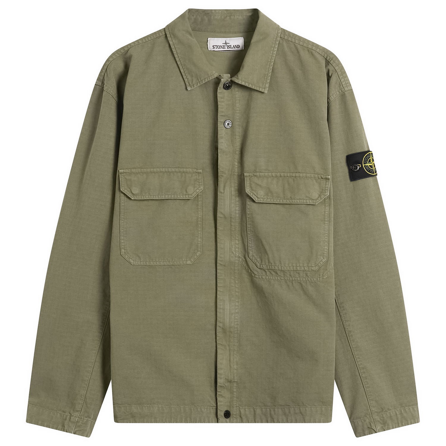 Яке Stone Island Ripstop Zip Shirt Jacket Зелено | K2S151200009-V0054, 0