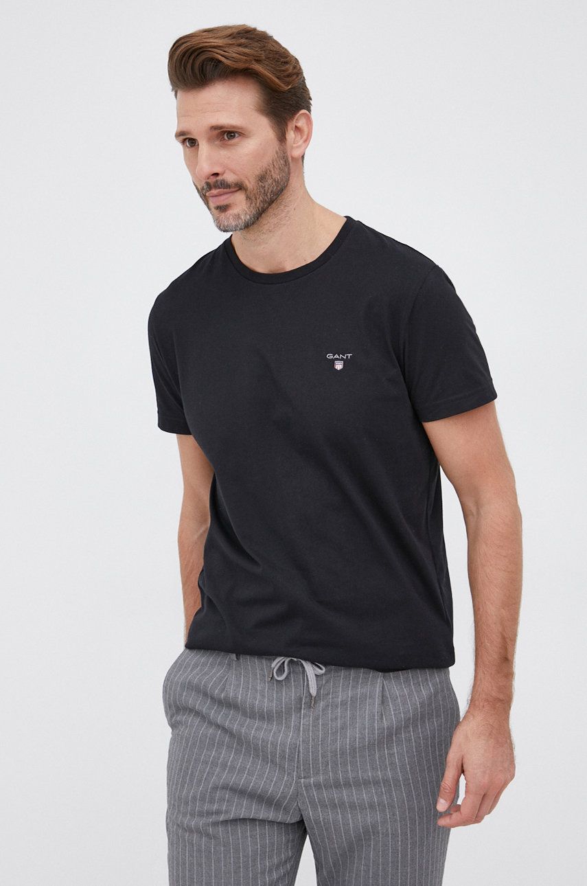 Тениска GANT Cotton Tee Черно | 234100, 0