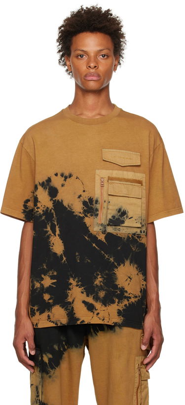 Тениска Feng Chen Wang Feng Chen Wang Bleached Pocket T-Shirt Кафяво | FMF14TS02, 0
