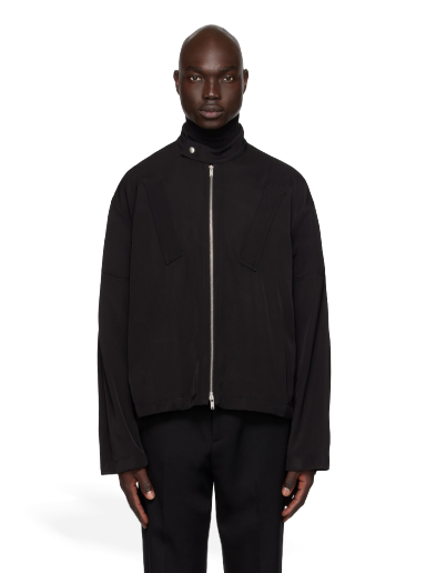 Яке Jil Sander Zip Biker Jacket Черно | J21BN0127 J65141