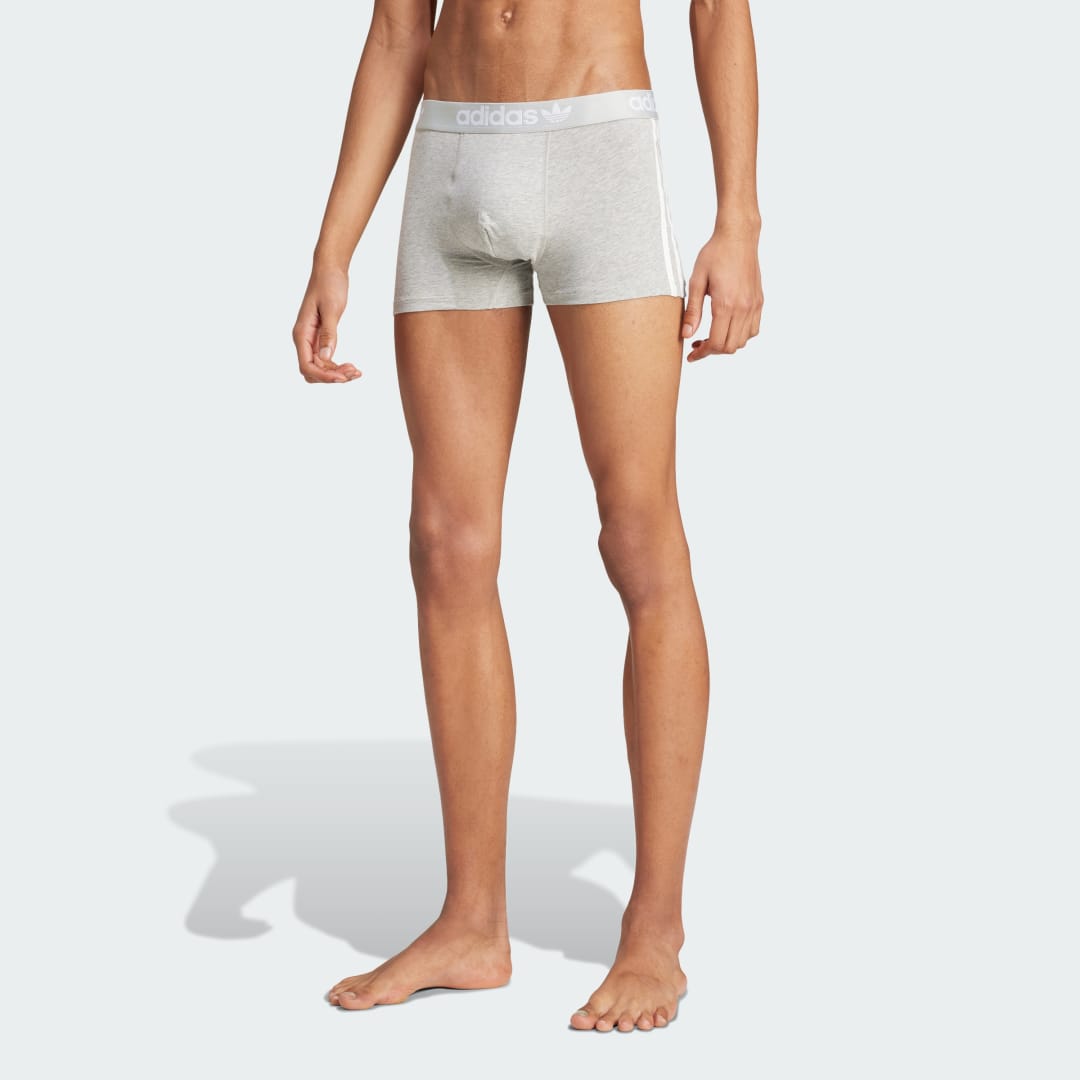 Боксерки adidas Performance Comfort Flex Cotton Trunk Underwear Сиво | IQ9564, 0