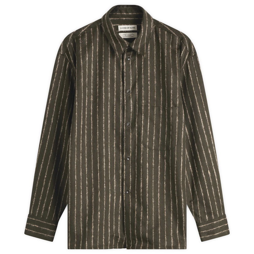 Риза A Kind of Guise A Kind of Guise Gusto Striped Shirt, Size Small Зелено | 107-14626-641