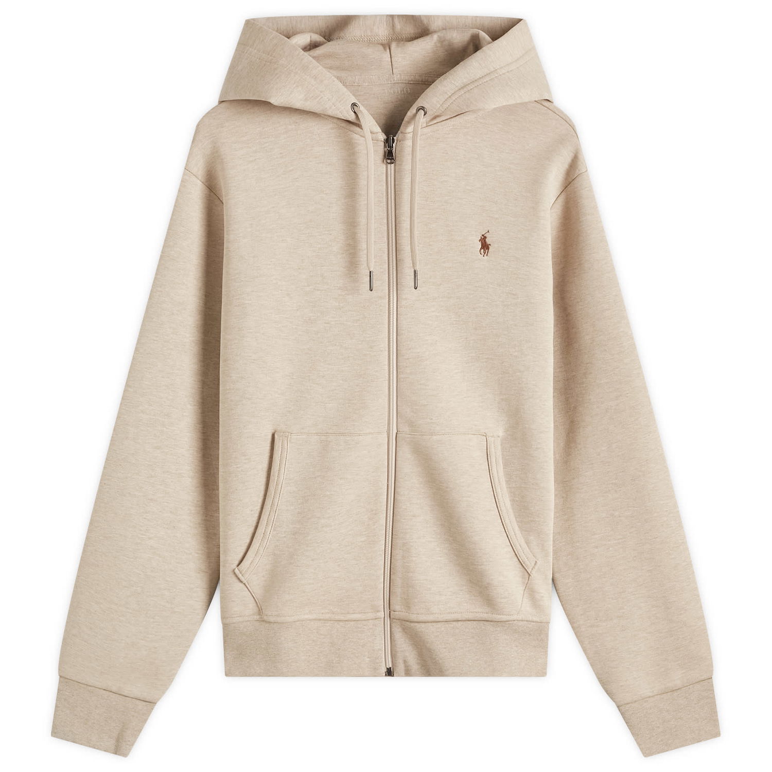Суитчър Polo by Ralph Lauren Ralph Lauren Double Knit Zip Hoodie, Size Large Бежово | 710881517049, 0