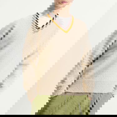 Пуловер visvim College V-Neck Knit Многоцветен | 0125205012006, 2
