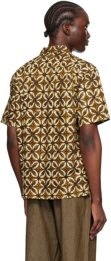 Риза Universal Works Universal Works Camp Shirt Кафяво | P3058, 2
