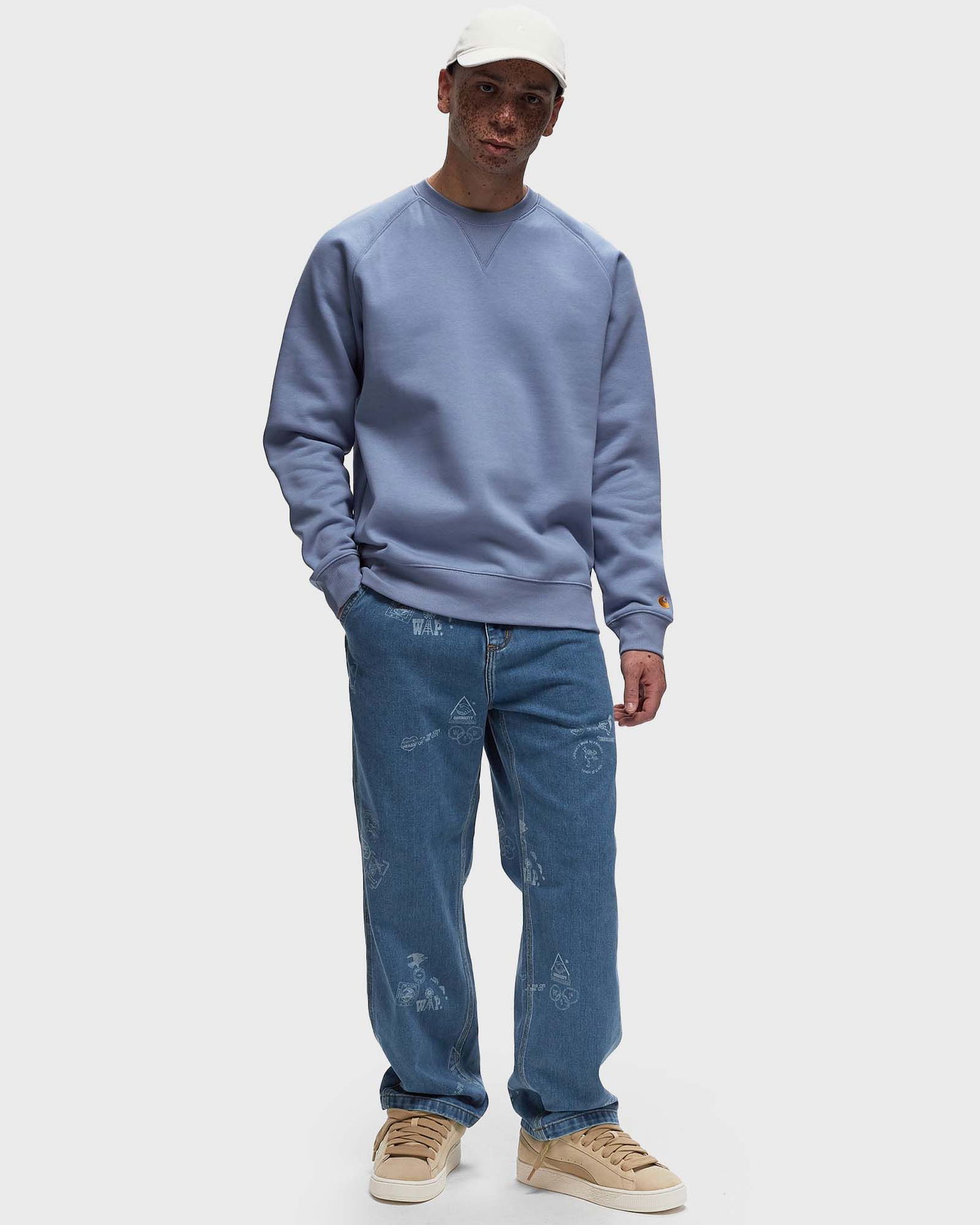 Суитчър Carhartt WIP Chase Sweat Синьо | I033660-29X.XX, 1