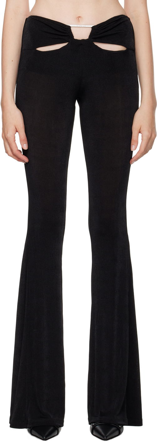 Cutout Flared Trousers