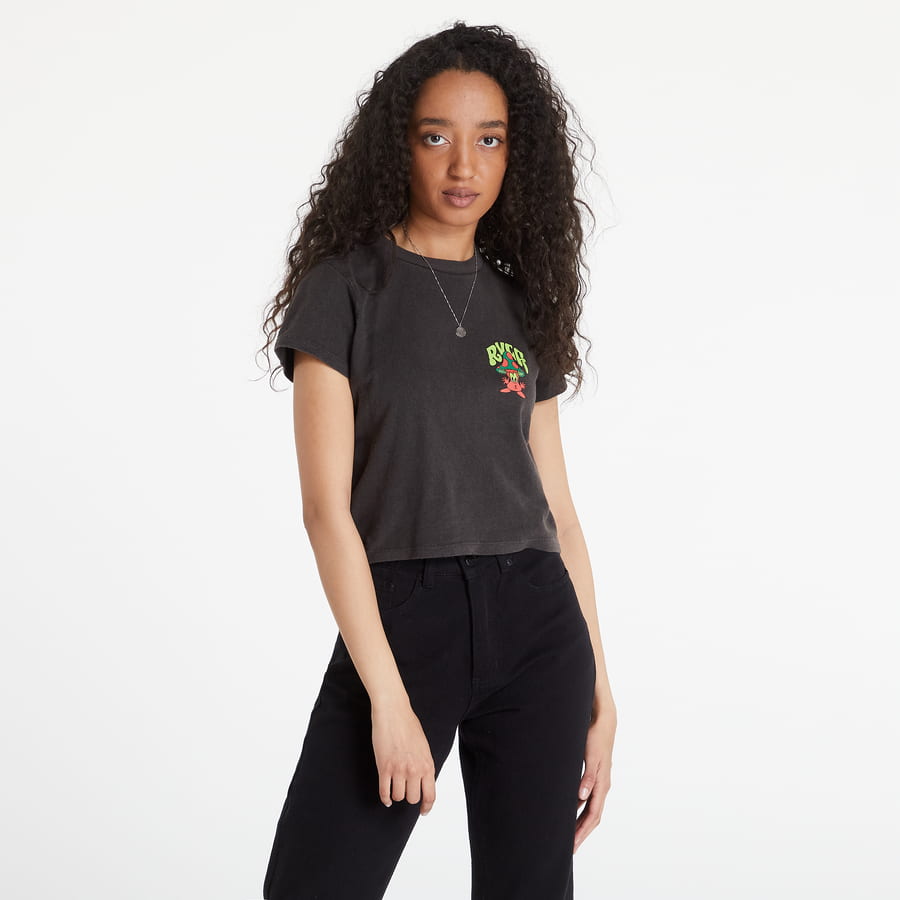 Тениска RVCA Mushtoo Slim Fit Tee Черно | C3SSRQ-RVP2, 0