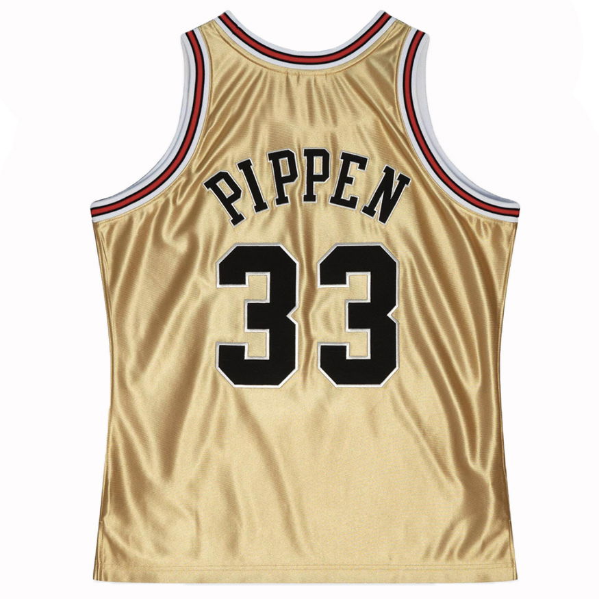 Фланелка Mitchell & Ness Chicago Bulls Scottie Pippen 75th Swingman Jersey Металик | SMJY4398-CBU97SPIGOLD, 1