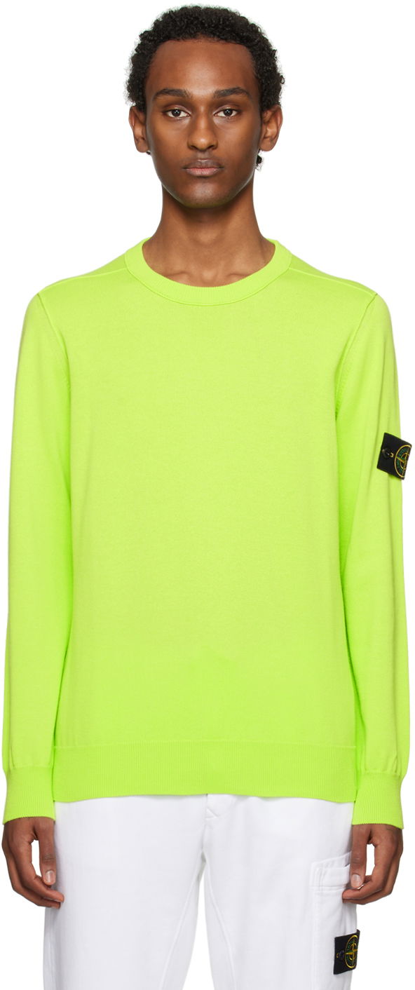 Пуловер Stone Island Patch Sweater Зелено | 8015540B2, 0