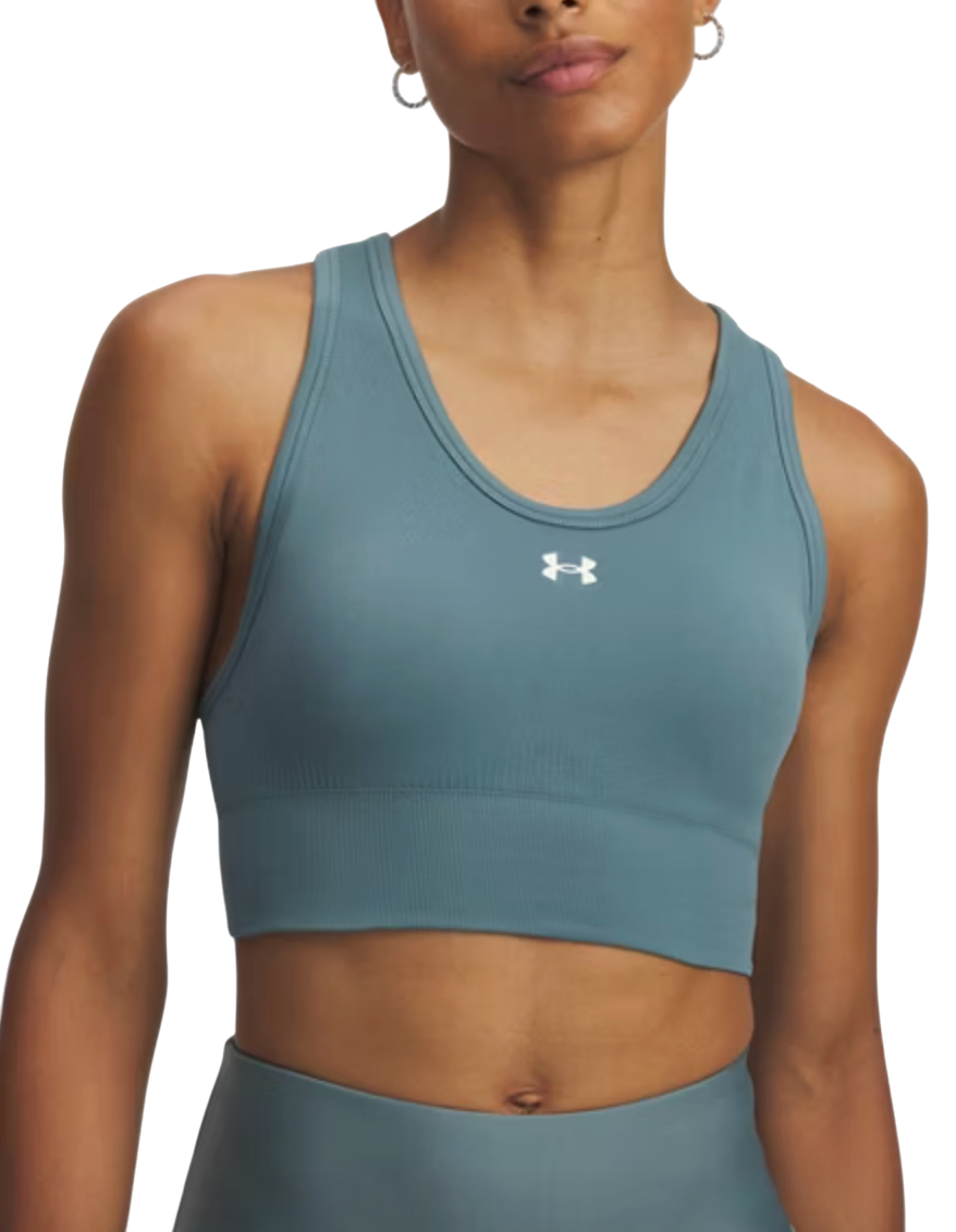 Сутиен Under Armour Vanish Seamless Mid Sports Bra Тюркоазено | 1384419-587, 0