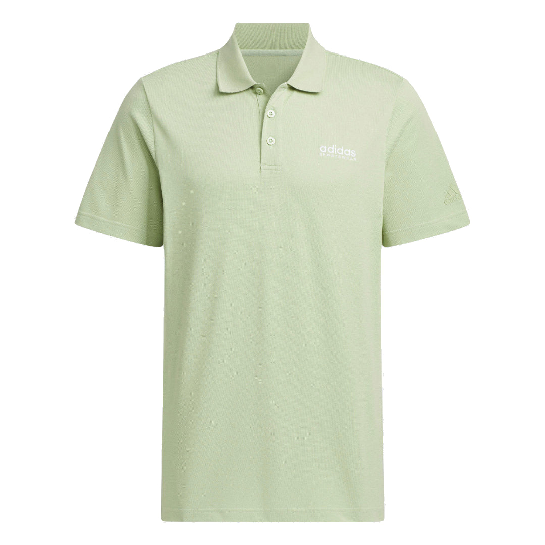 Поло тениска adidas Originals Piqu Solid Polo Shirt Зелено | JI9054, 0