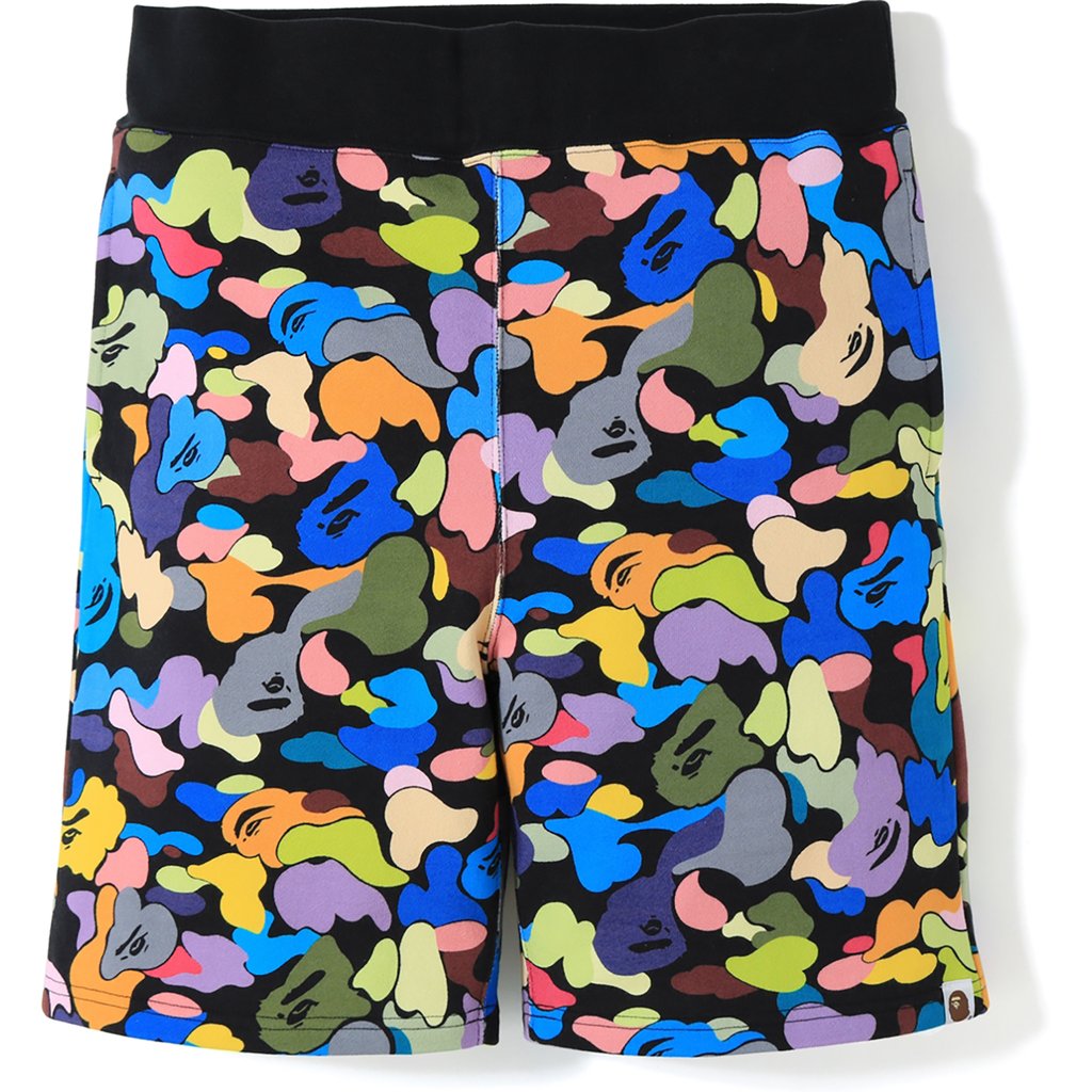 Къси панталони BAPE Multi Camo Sweat Shorts Черно | 1G80-153-009, 0