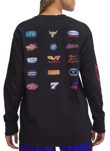 Пуловер Under Armour Project Rock Long Sleeve T-Shirt Черно | 1389700-001, 1