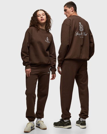 Пуловер Sporty & Rich Vendome Crewneck Кафяво | CR981CH, 2