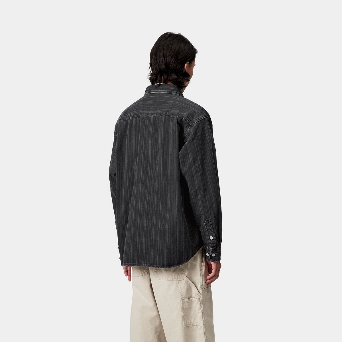 Риза Carhartt WIP Carhartt WIP Rylan Stripe Shirt Jacket Черно | I035567_4, 1