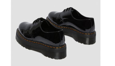 Кецове и обувки Dr. Martens 1461 Quad Patent Leather Platform Черно | DM26647001, 3