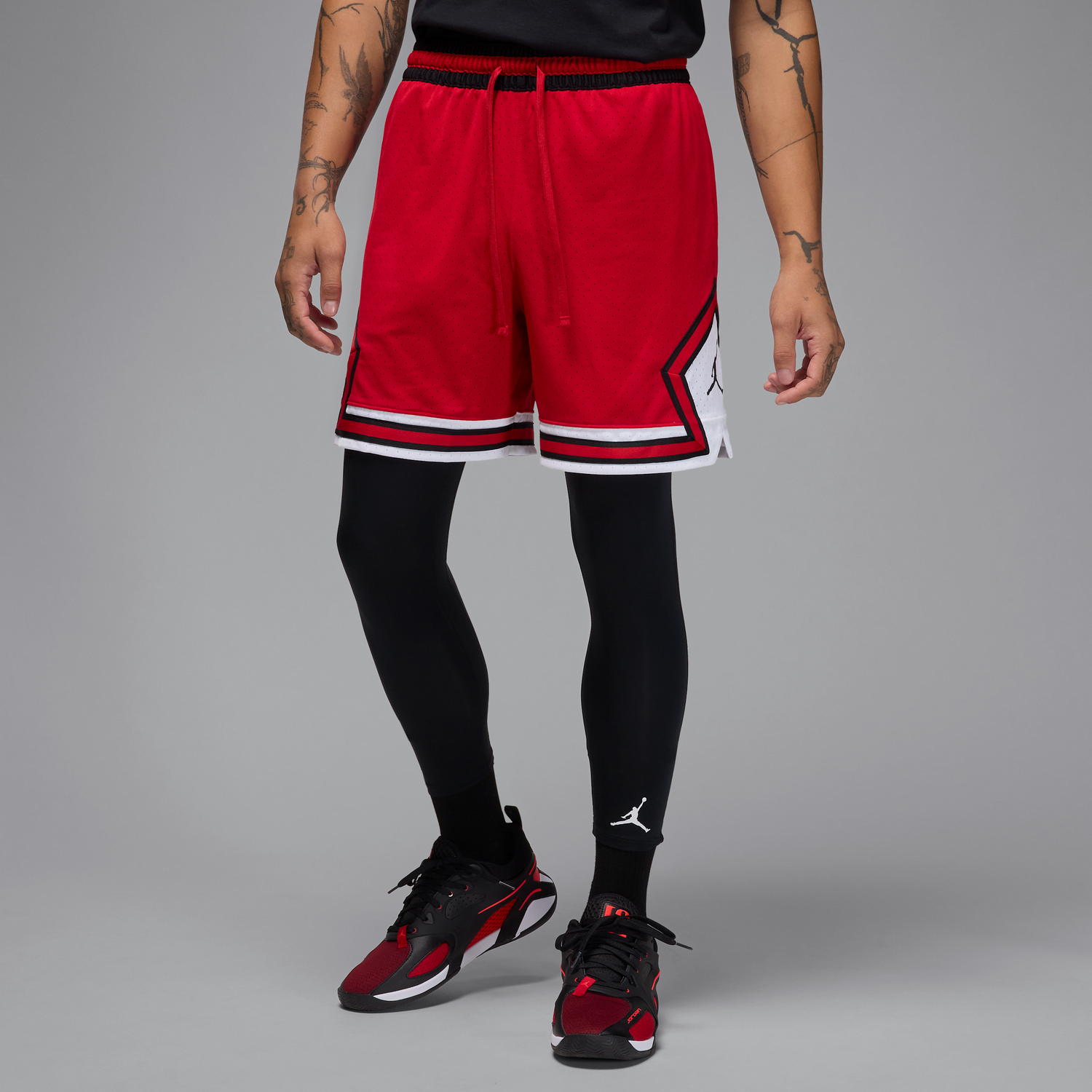 Къси панталони Jordan Jordan Sport Diamond Dri-FIT Mesh Basketball Shorts Червено | HF9910-687, 1
