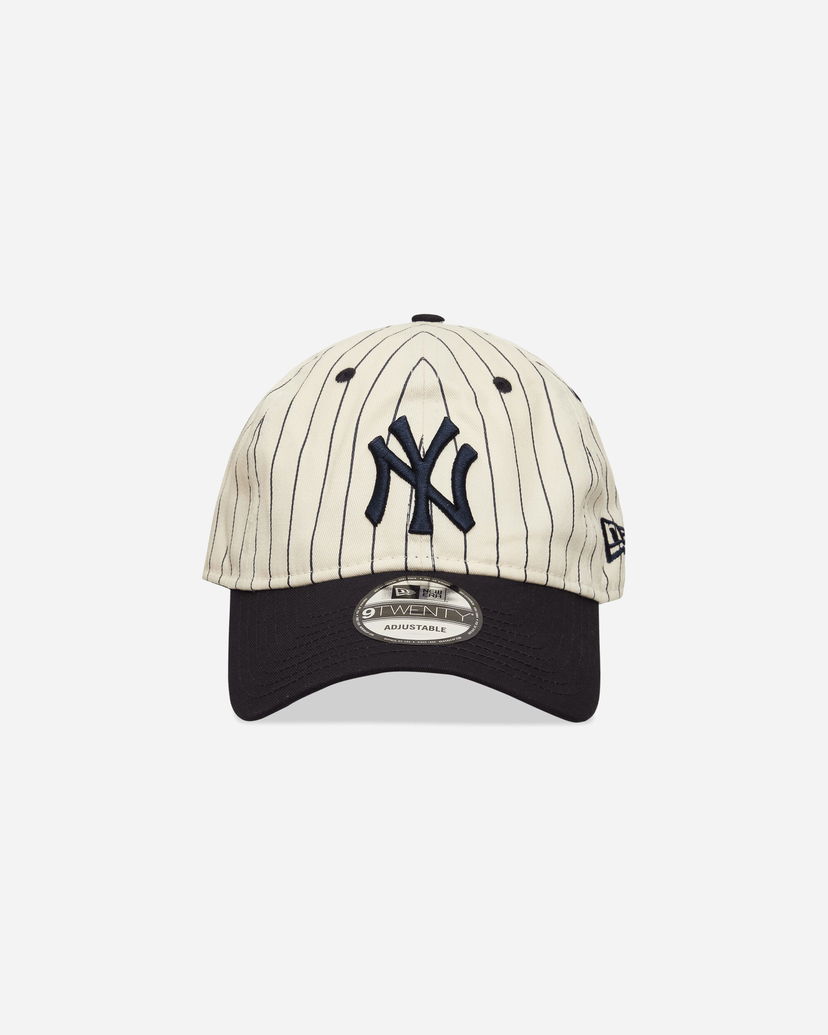 Шапка с козирка New Era New York Yankees Pinstripe Adjustable Cap Бежово | IH36 410