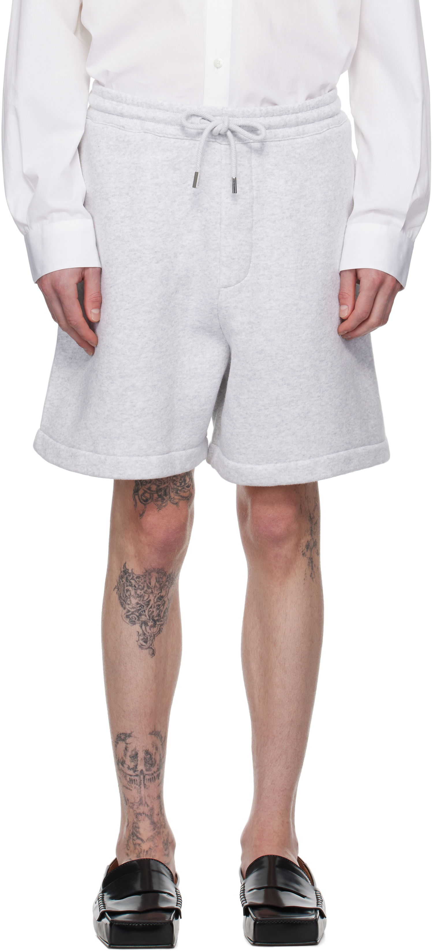 Къси панталони Jacquemus Jacquemus 'The Torneo' Sweatshorts Сиво | 25E255JS313-2465, 0