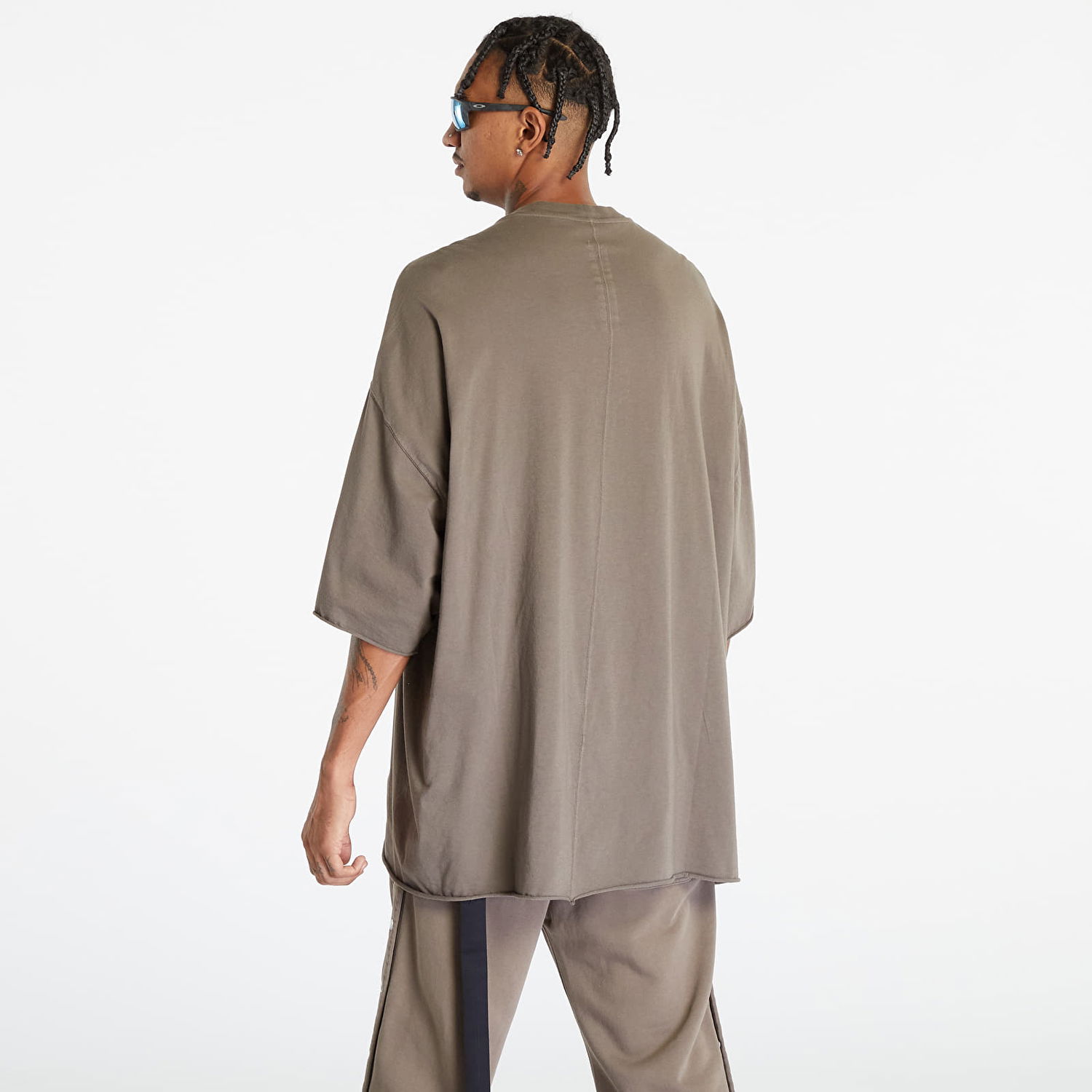 Тениска Rick Owens Knit Tommy T-Shirt Кафяво | DU02C5259 RNES1 34, 1