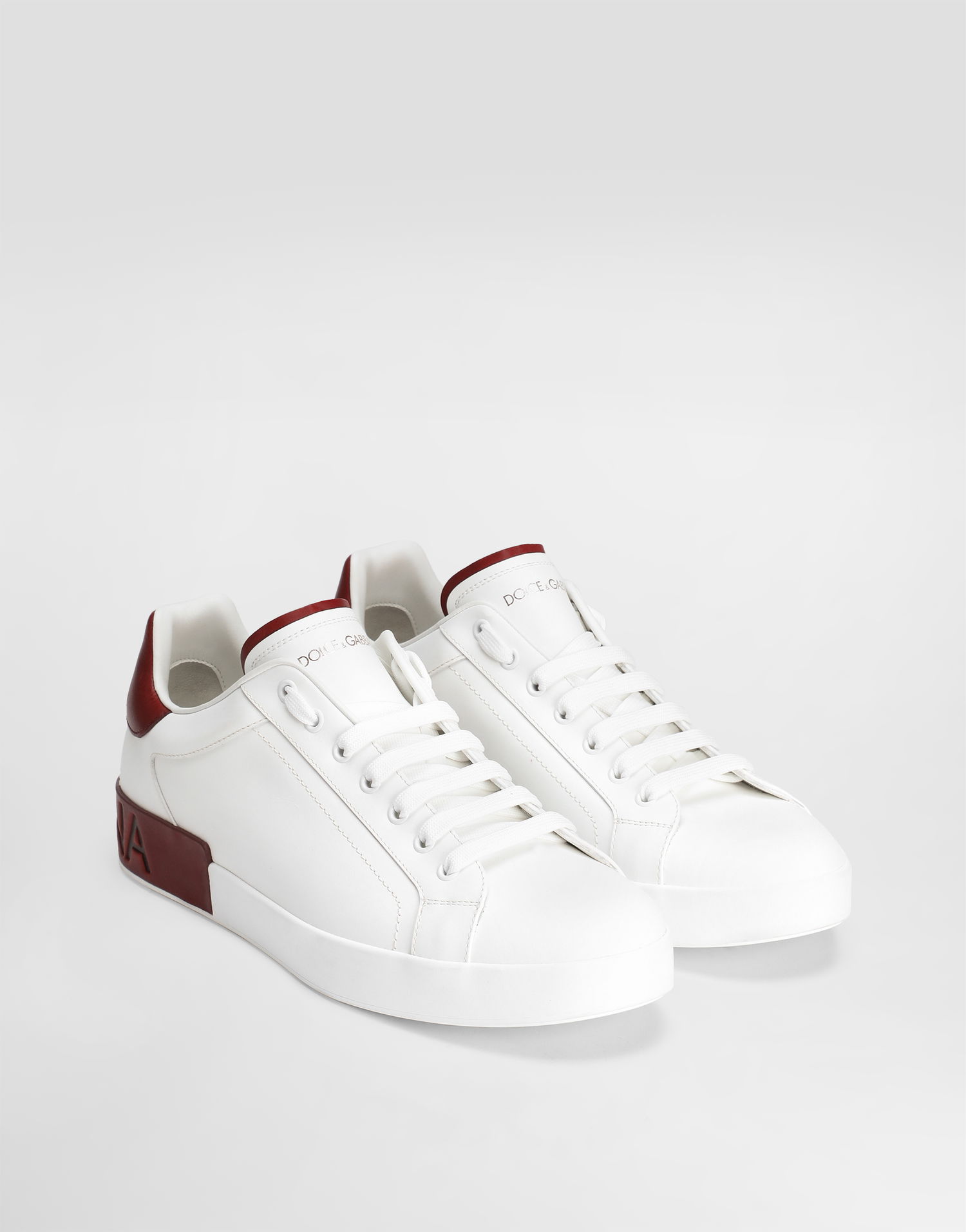 Кецове и обувки Dolce & Gabbana Dolce & Gabbana Portofino Calfskin 41.5 Бяло | CS2278A9U738W055, 1
