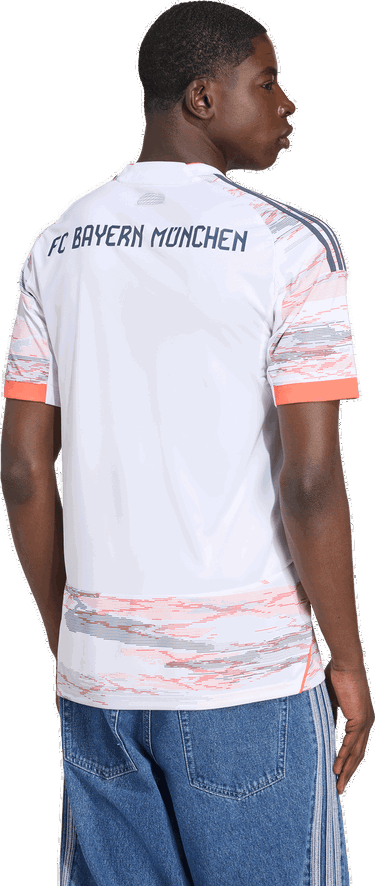 Фланелка adidas Performance FC Bayern 25/26 Away Jersey Бяло | JJ2143, 1