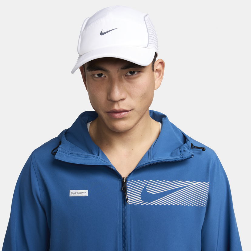 Шапка с козирка Nike Dri-FIT ADV Fly AeroBill AeroAdapt Бяло | FJ0736-100