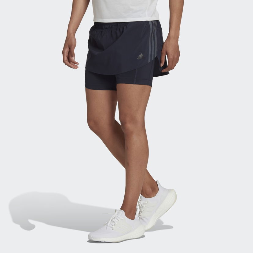 Пола adidas Performance Women's Running Skort Синьо | HK9084