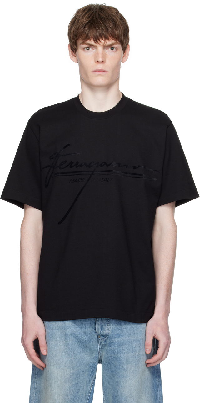 Ferragamo Signature Crew Neck T-Shirt