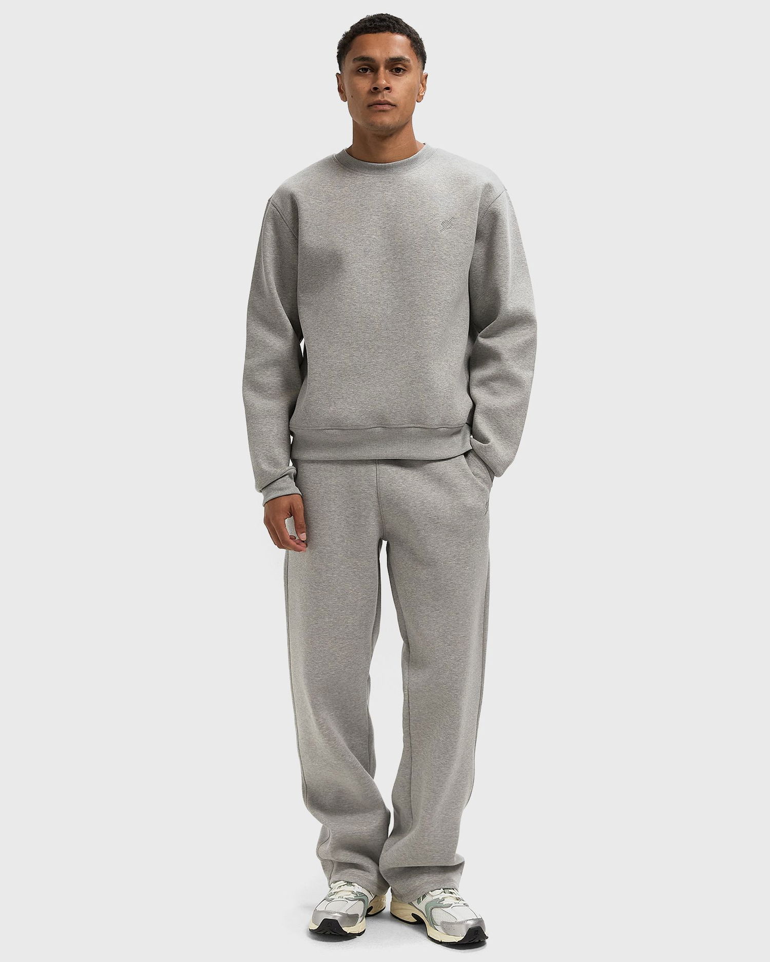 Пуловер DAILY PAPER Ribbed Sweater Сиво | 2422013, 1
