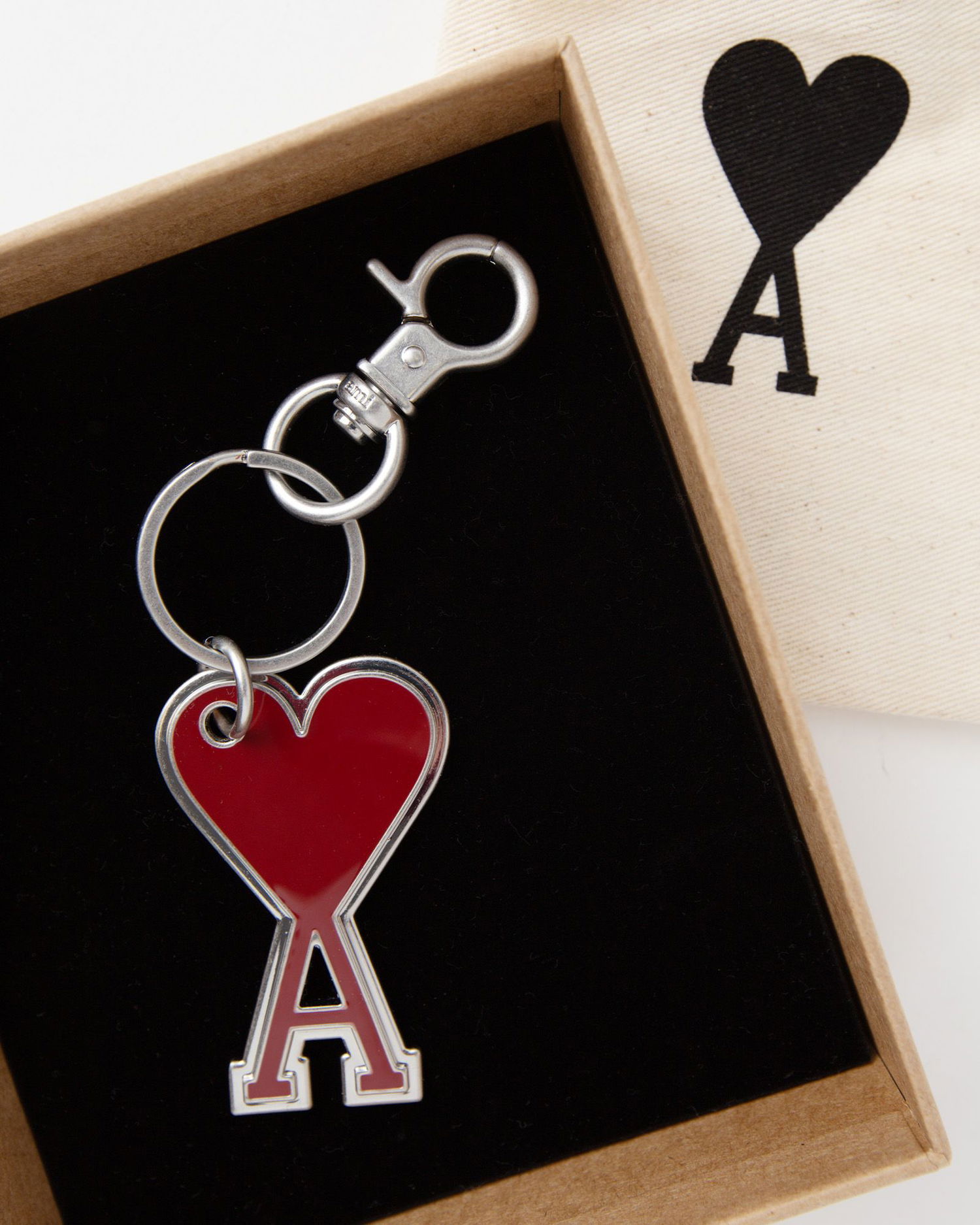 Ключодържатели AMI Paris DE COEUR KEYRING Червено | UKR906.363-686, 1