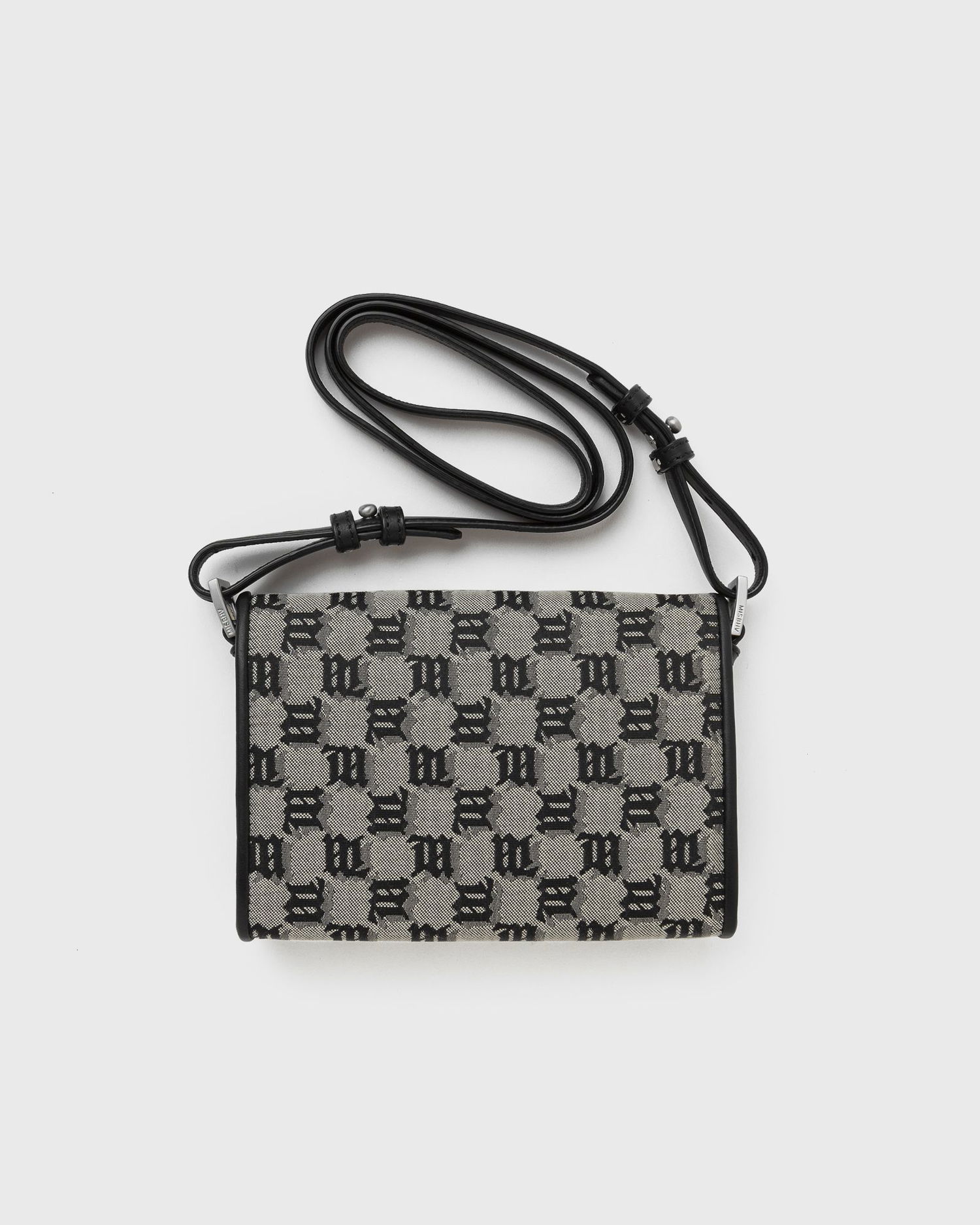Дамска чанта MISBHV JACQUARD MONOGRAM PHONE POUCH Черно | 5902898166415, 1
