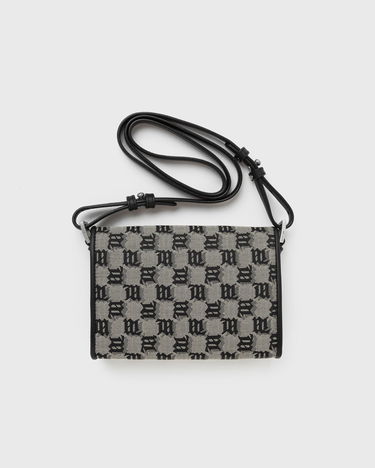 Дамска чанта MISBHV JACQUARD MONOGRAM PHONE POUCH Черно | 5902898166415, 1