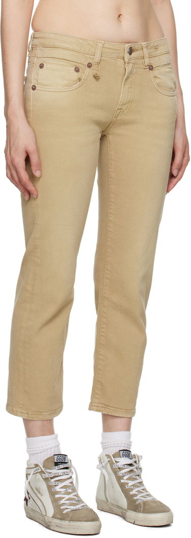 Дънки R13 R13 Boy Straight Jeans Бежово | R13W0091-D105A, 1