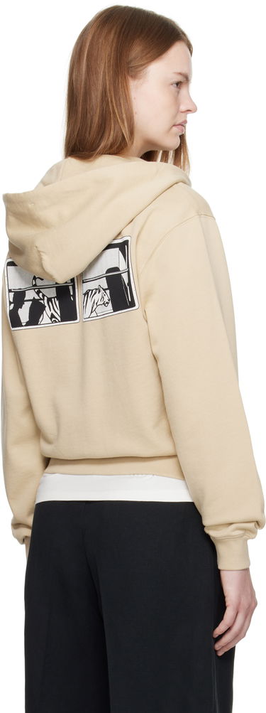 Суитчър KENZO Kenzo 'KENZO City' Zip-Up Hoodie Бежово | FF62HO2514MF, 2