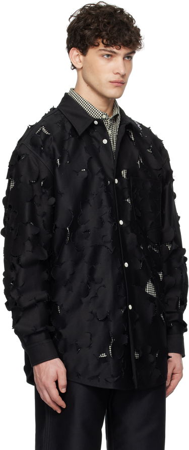 Риза Marni Marni Boxy Cut Out Shirt Черно | CUMU0332S0 USR012, 1