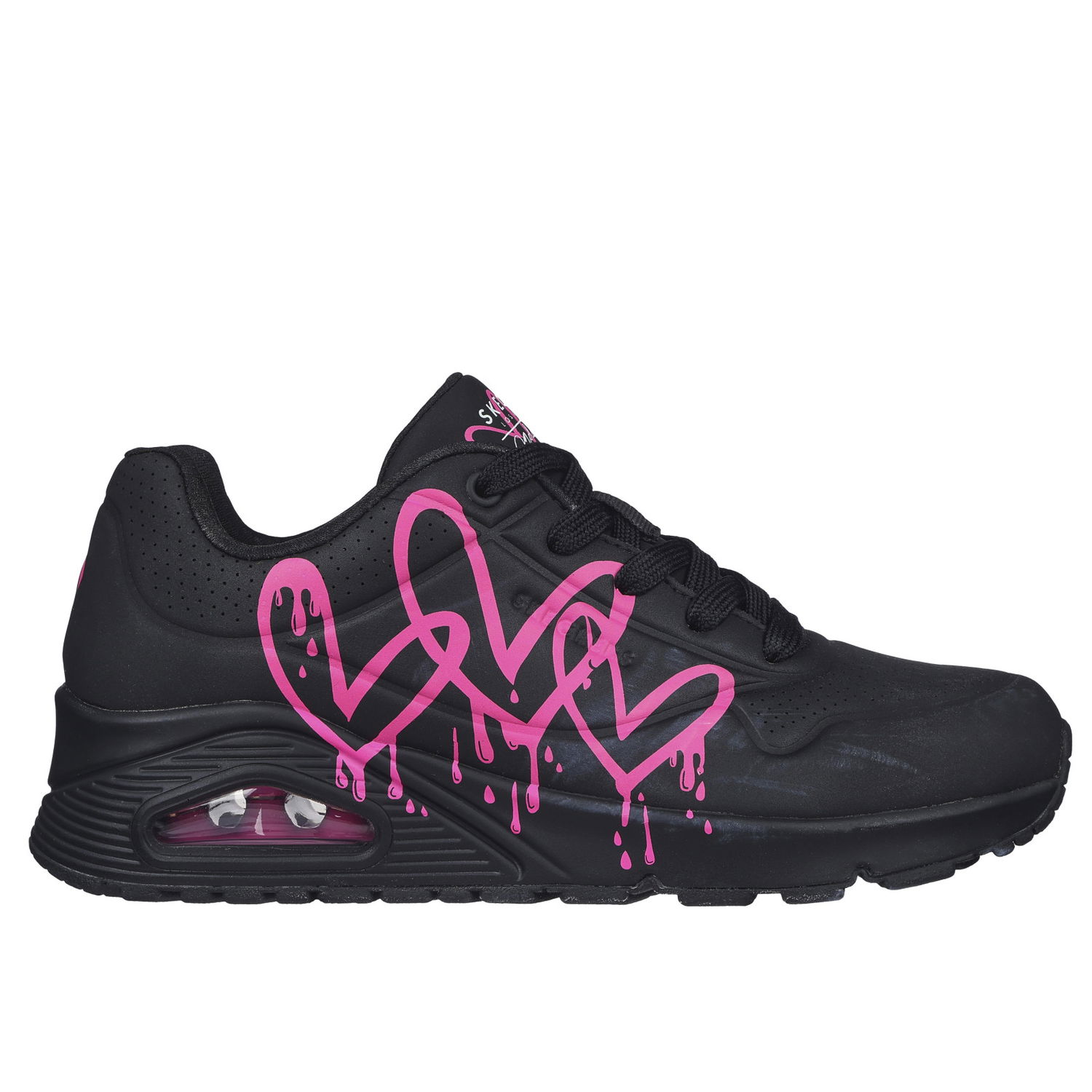 Кецове и обувки Skechers Uno Черно | 177980-BKPK, 0