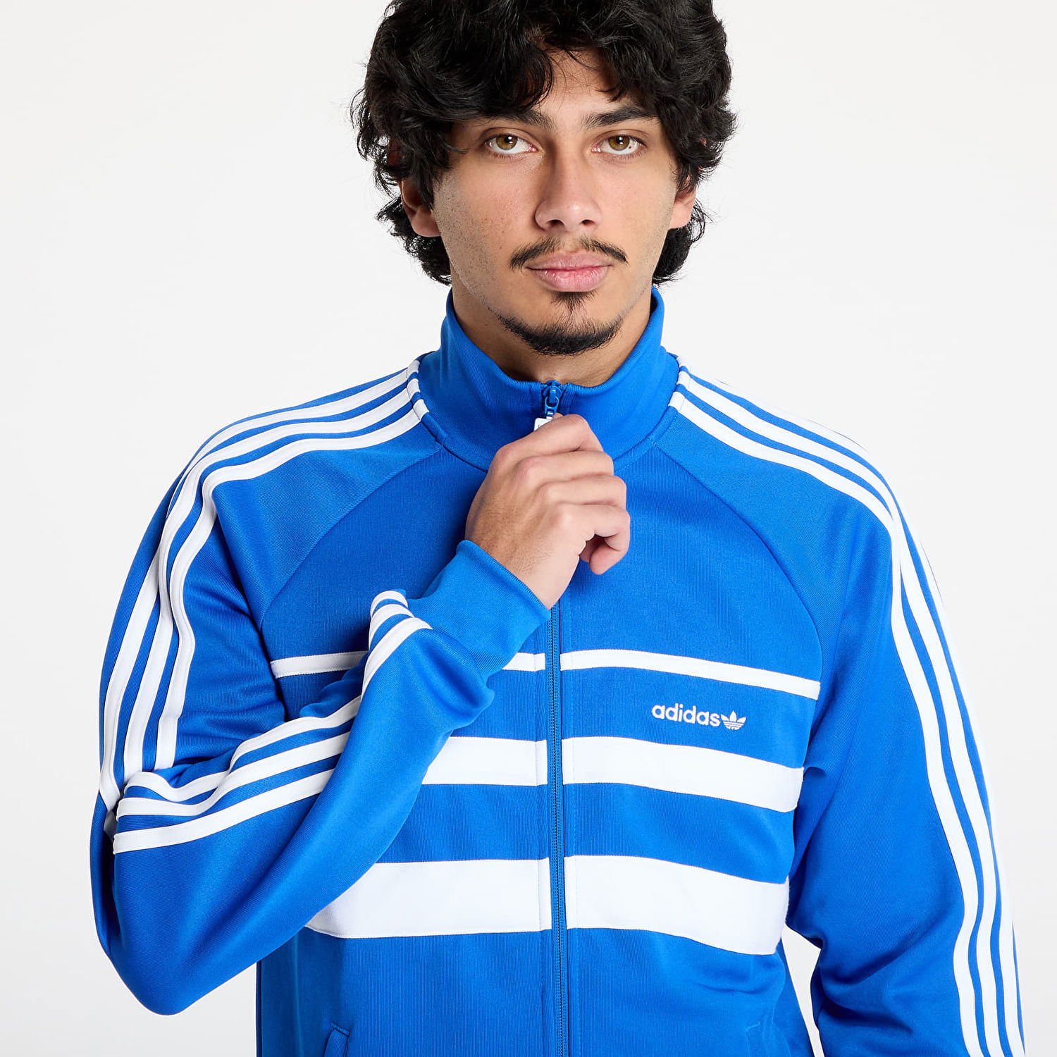 Яке бомбър adidas Originals The First Track Top Синьо | JP1044, 1
