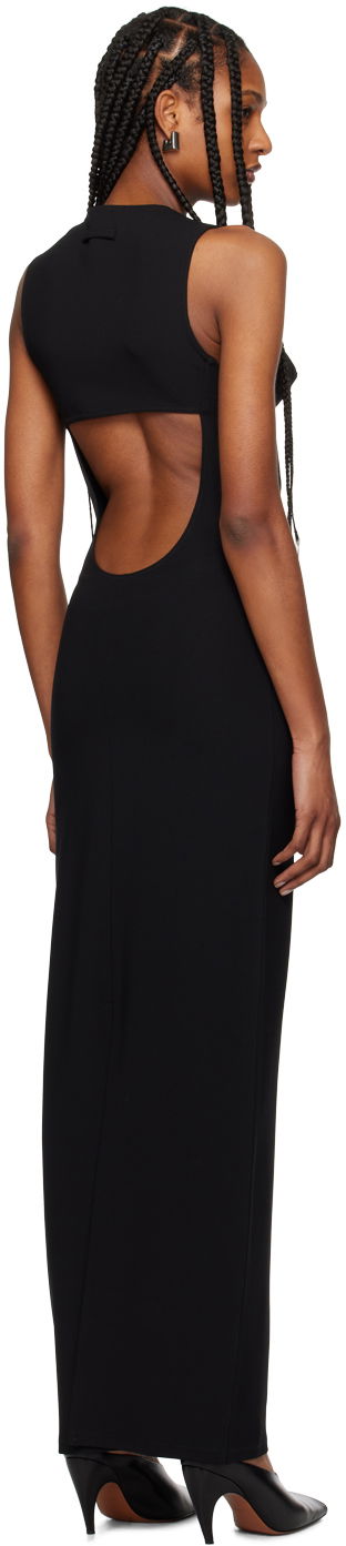 Pокля Jean Paul Gaultier Gaultier Cone Bra Maxi Dress Черно | 24/25-F-RO122-J053-00, 2