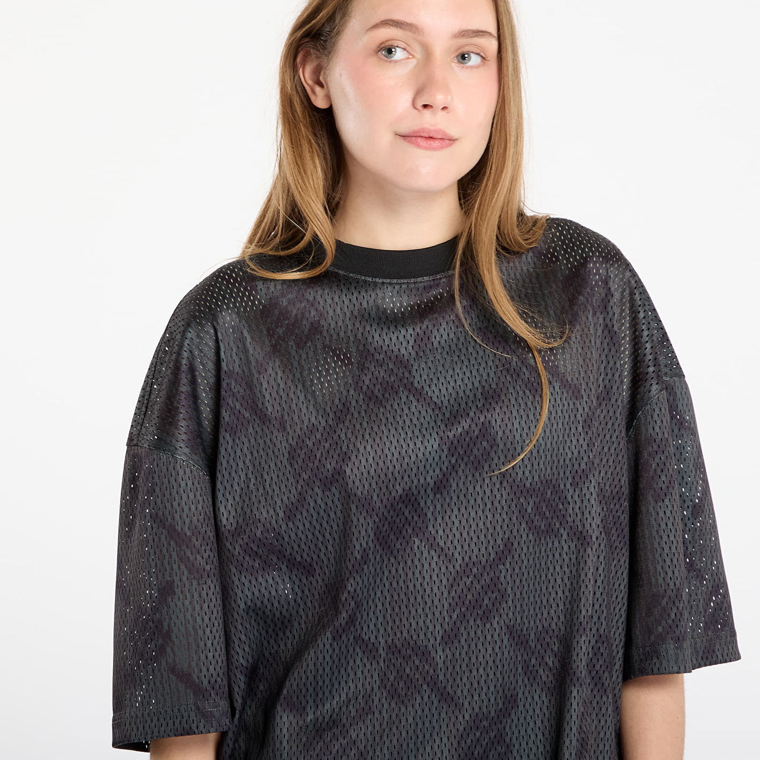 Тениска DAILY PAPER T-shirt Matchstick Mesh Ss T-Shirt Rosin Green Черно | 2521065, 1