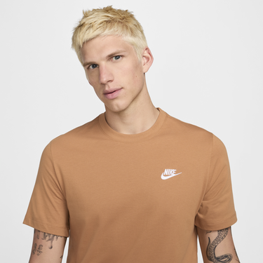 Тениска Nike NSW Club Tee Кафяво | AR4997-224, 0