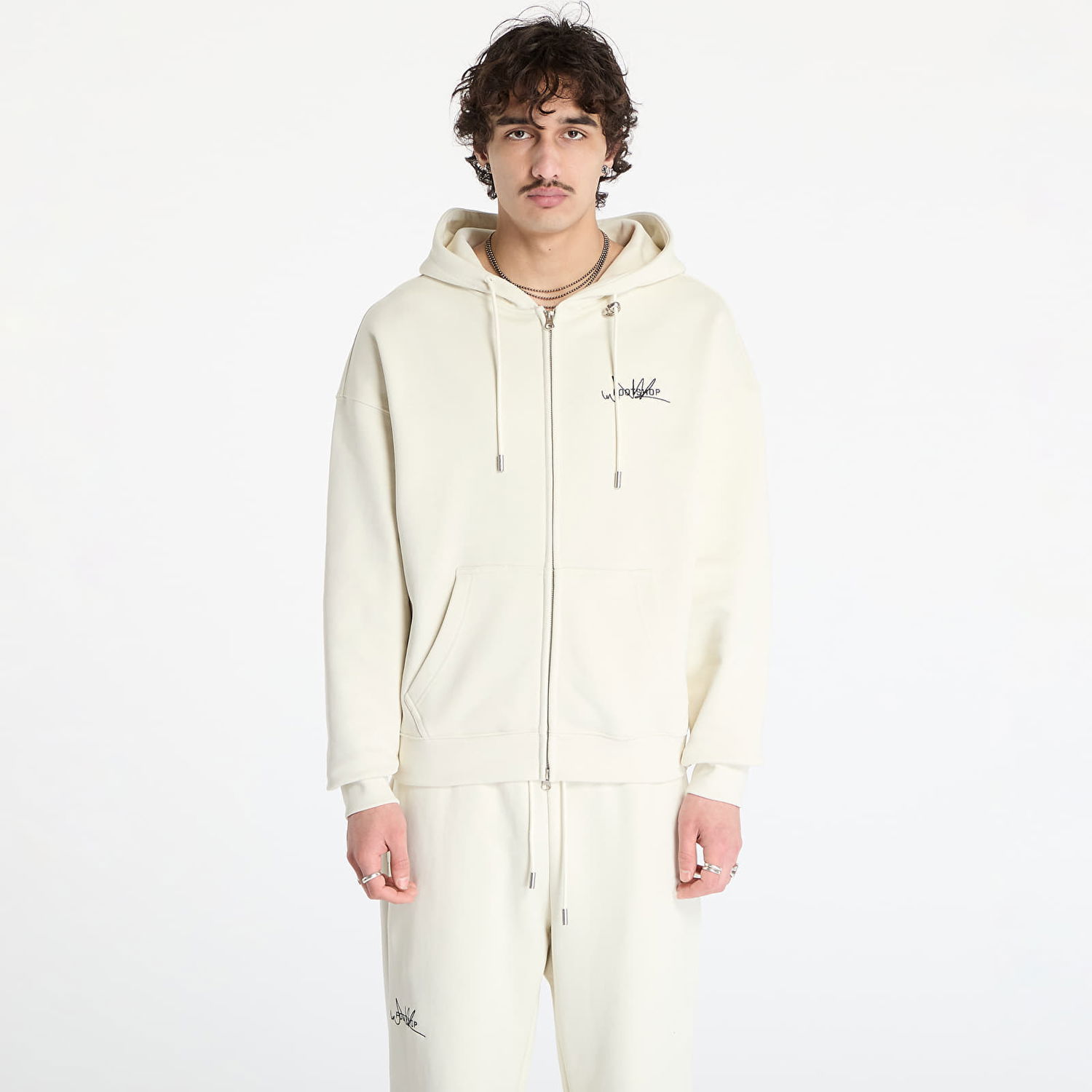 Суитчър Footshop FTSHP Everyday Zip Hoodie Бежово | FTSHP_438, 0