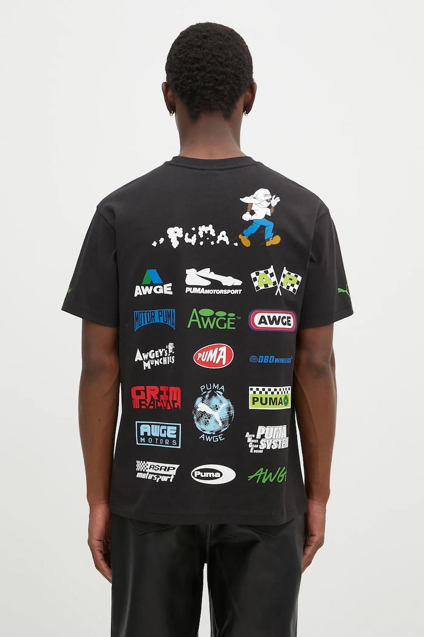 Тениска Puma Puma x A$AP ROCKY Pocket T-Shirt Черно | 632012