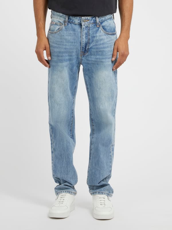 Дънки GUESS Straight Denim Синьо | M3GG45D4XY0, 0
