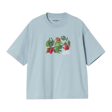 Съкратен топ Carhartt WIP Women's Cream Of The Crop Short Sleeve T-Shirt Синьо | I035244_8, 0