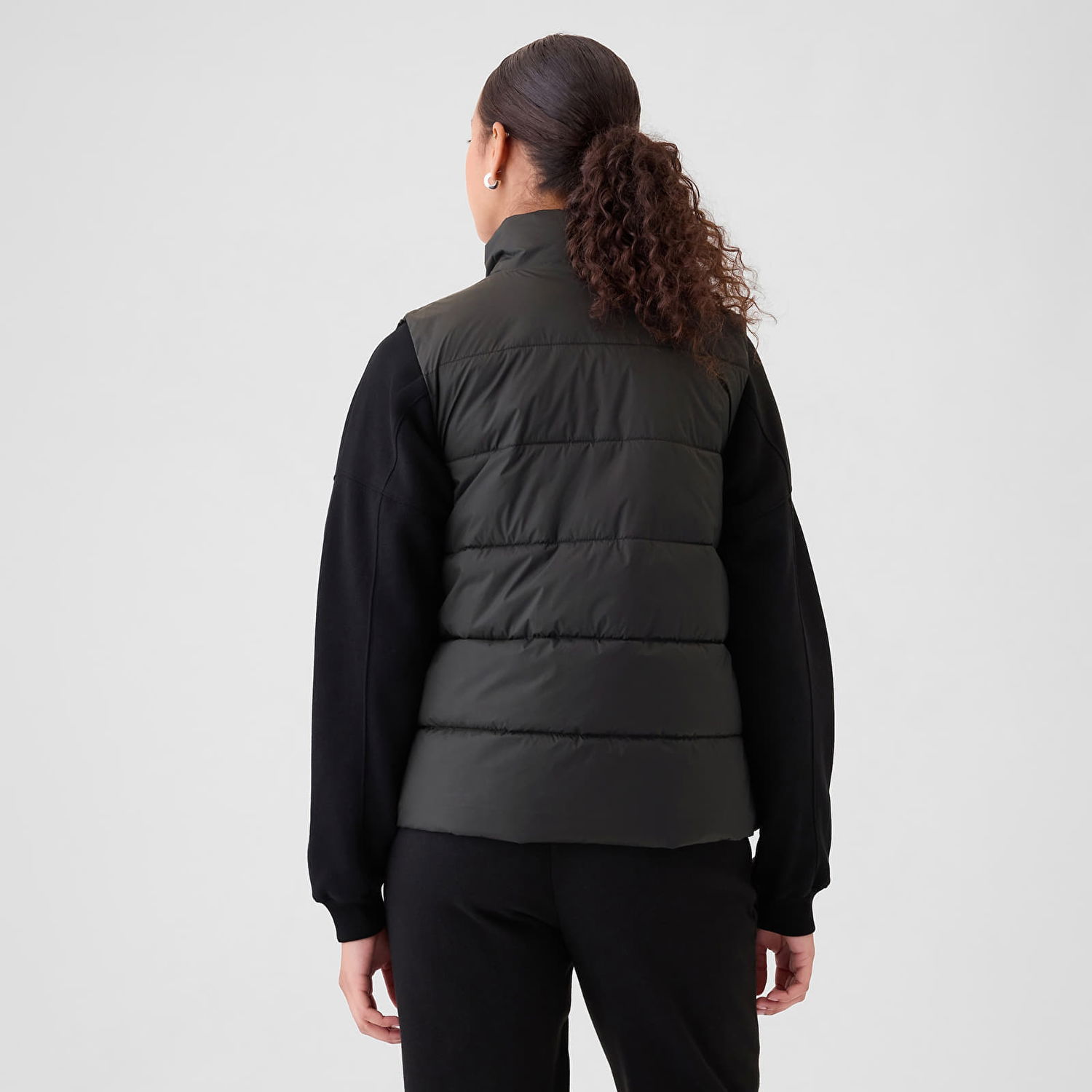 Жилетка GAP Logo Puffer Vest Black XS Черно | 498413-03, 1